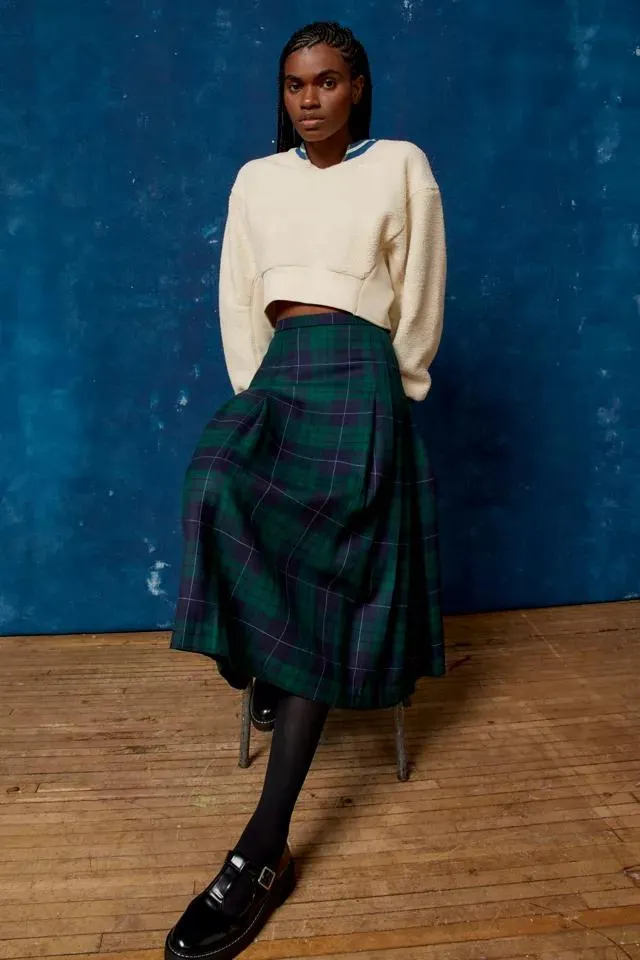 BDG Collins Fleece Pullover Sweatshirt