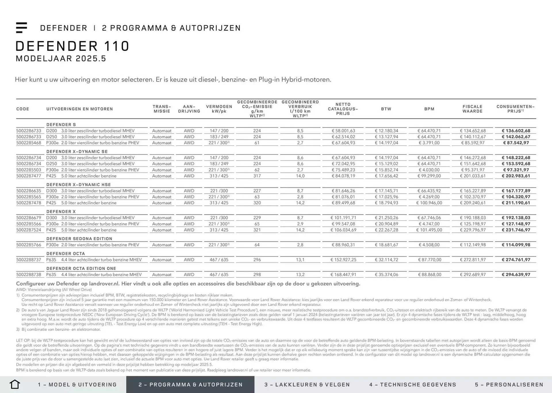 Land Rover folder van 20 november tot 30 juni 2025 - Folder pagina 14