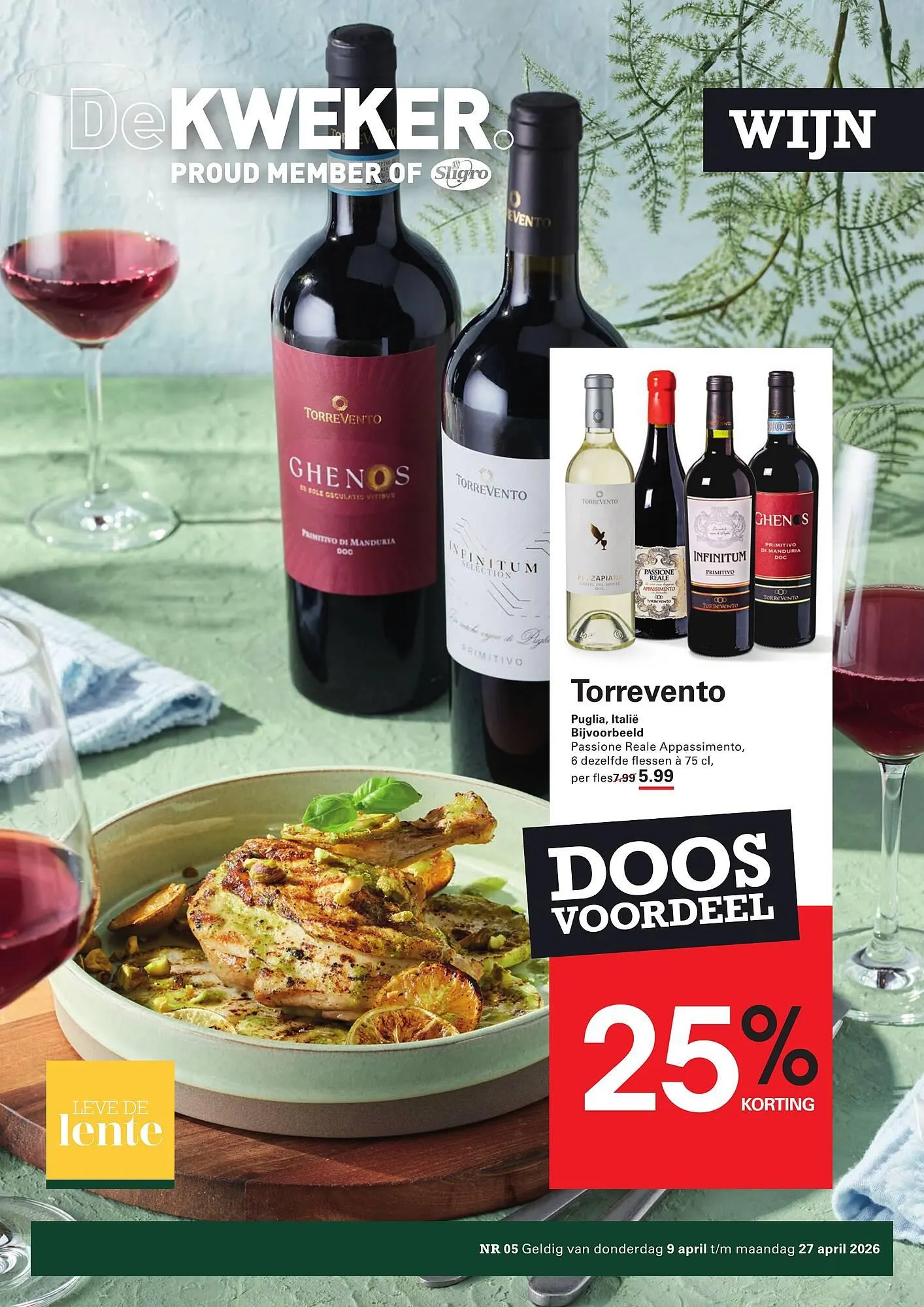 De Kweker folder van 9 april tot 27 april 2026 - Folder pagina 1