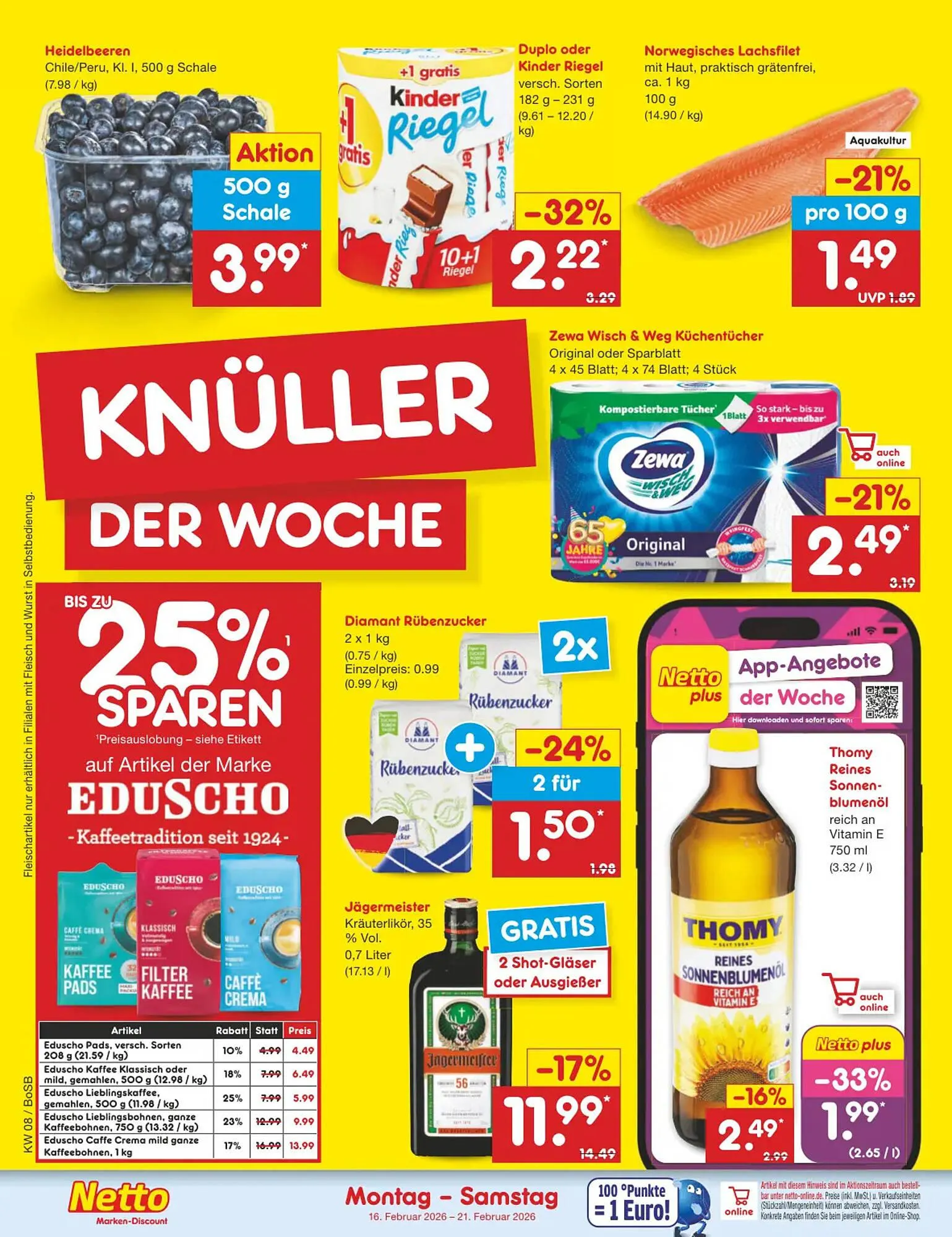 Netto Marken-Discount DE folder van 16 februari tot 21 februari 2026 - Folder pagina 2
