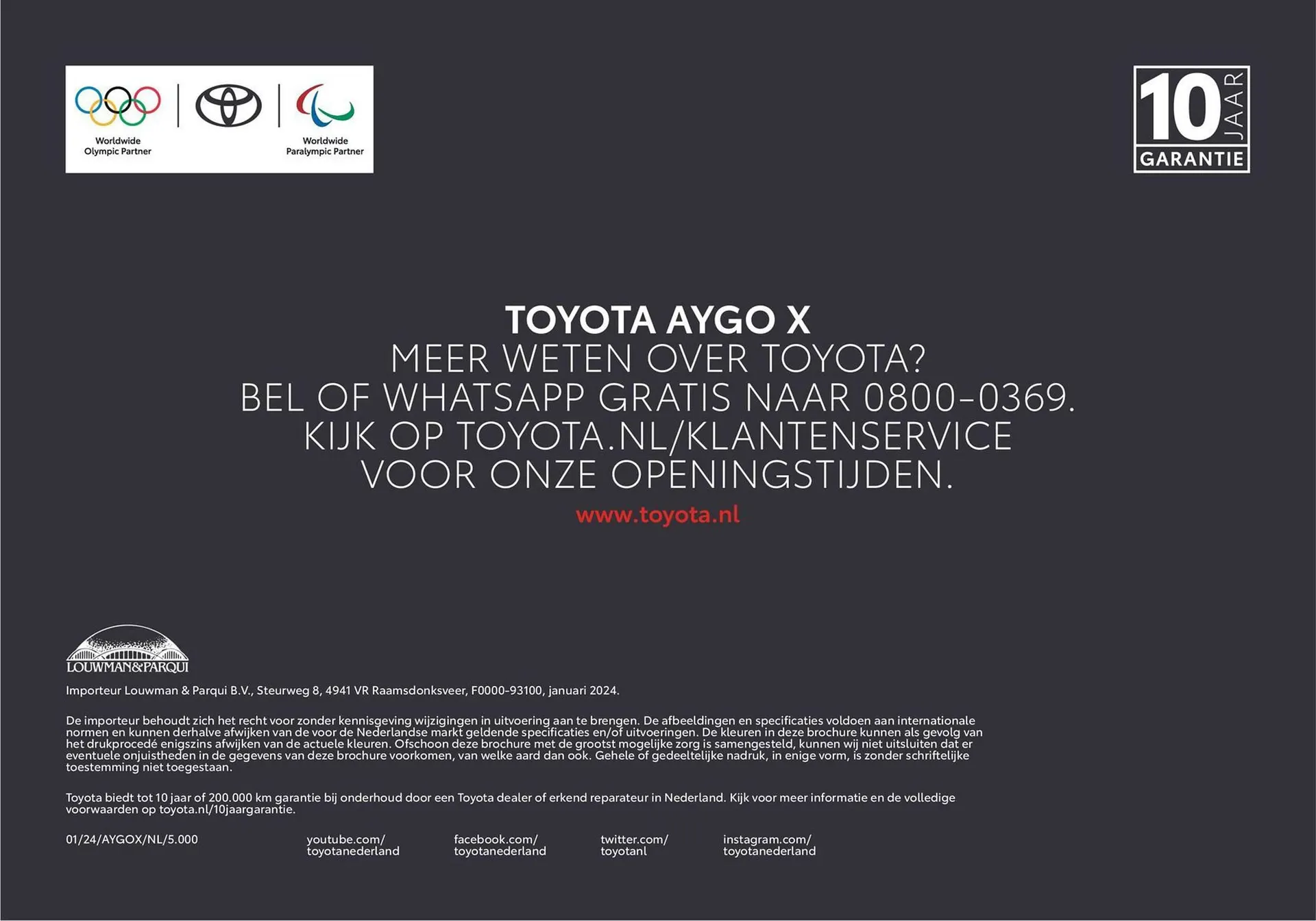 Toyota folder van 2 februari tot 31 december 2024 - Folder pagina 52