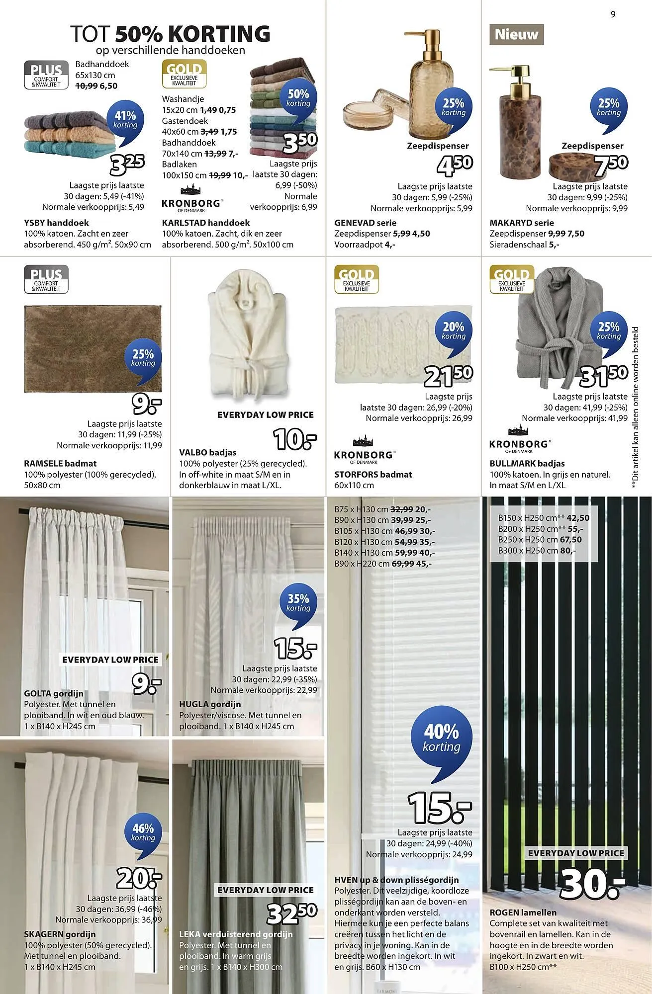 Jysk folder van 20 oktober tot 2 november 2025 - Folder pagina 9