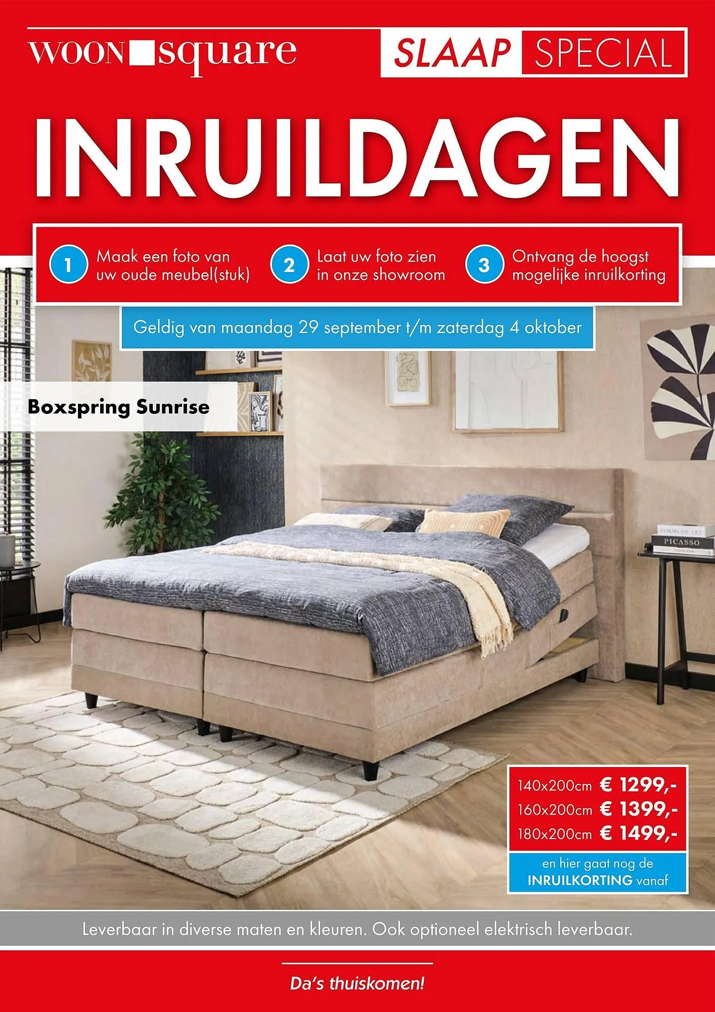 Woonsquare Slaap folder van 29 september tot 4 oktober 2025 - Folder pagina 1