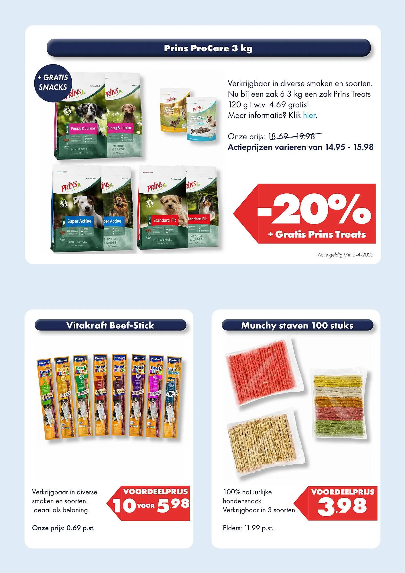 Huisdier Voordeelshop folder van 24 maart tot 5 april 2026 - Folder pagina 8