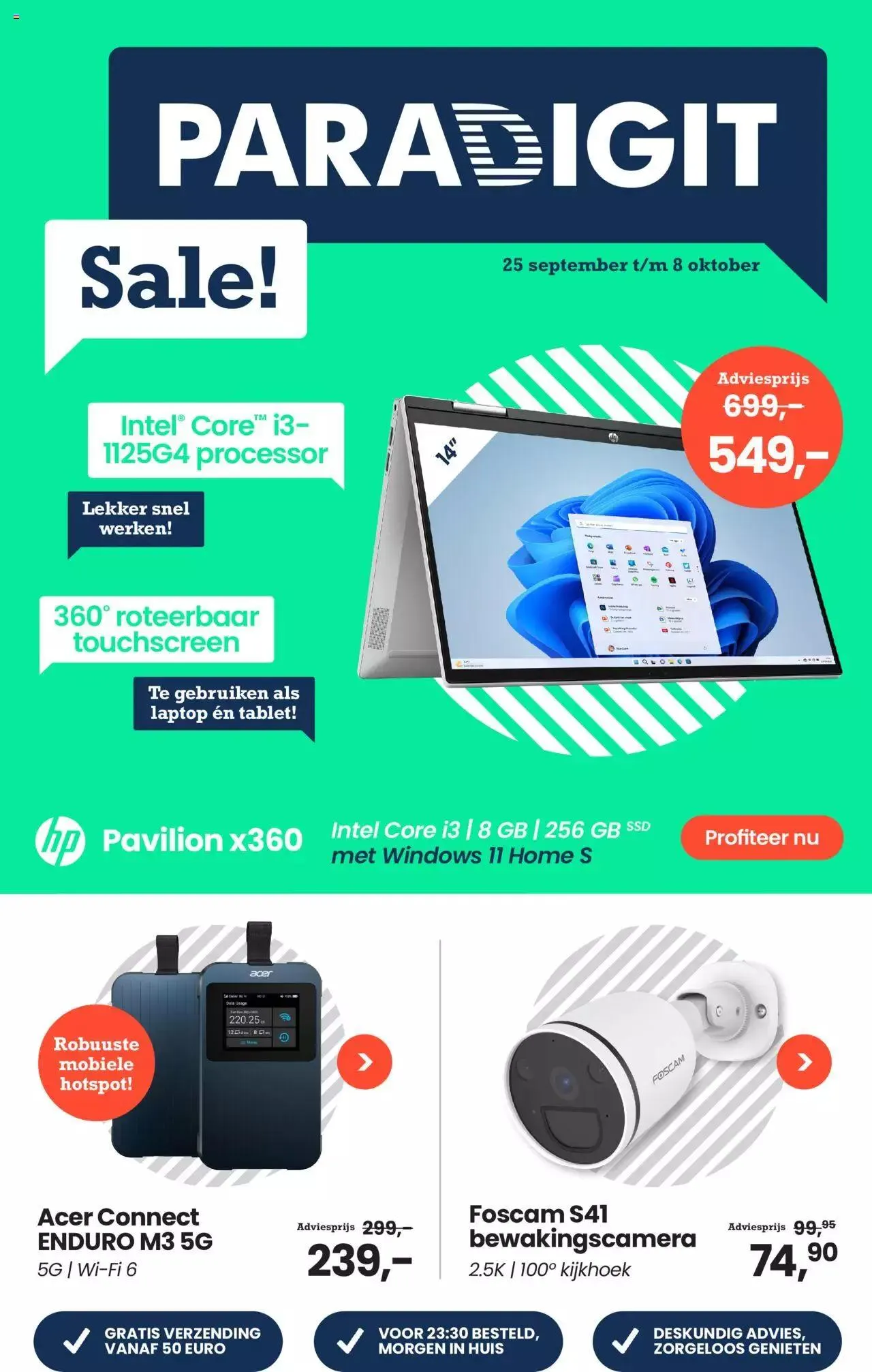 Paradigit - Folder van 23 september tot 8 oktober 2023 - Folder pagina 1