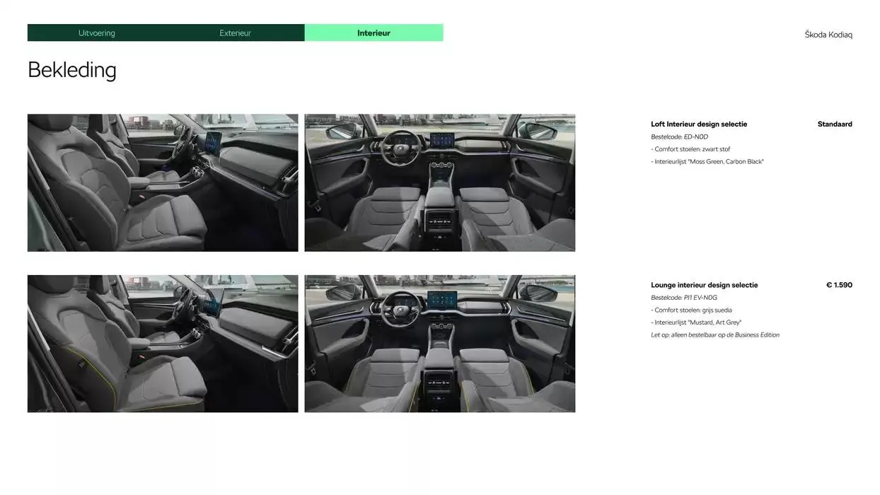 Škoda Kodiaq prijslijst per 4 november 2024 van 9 november tot 9 november 2025 - Folder pagina 12