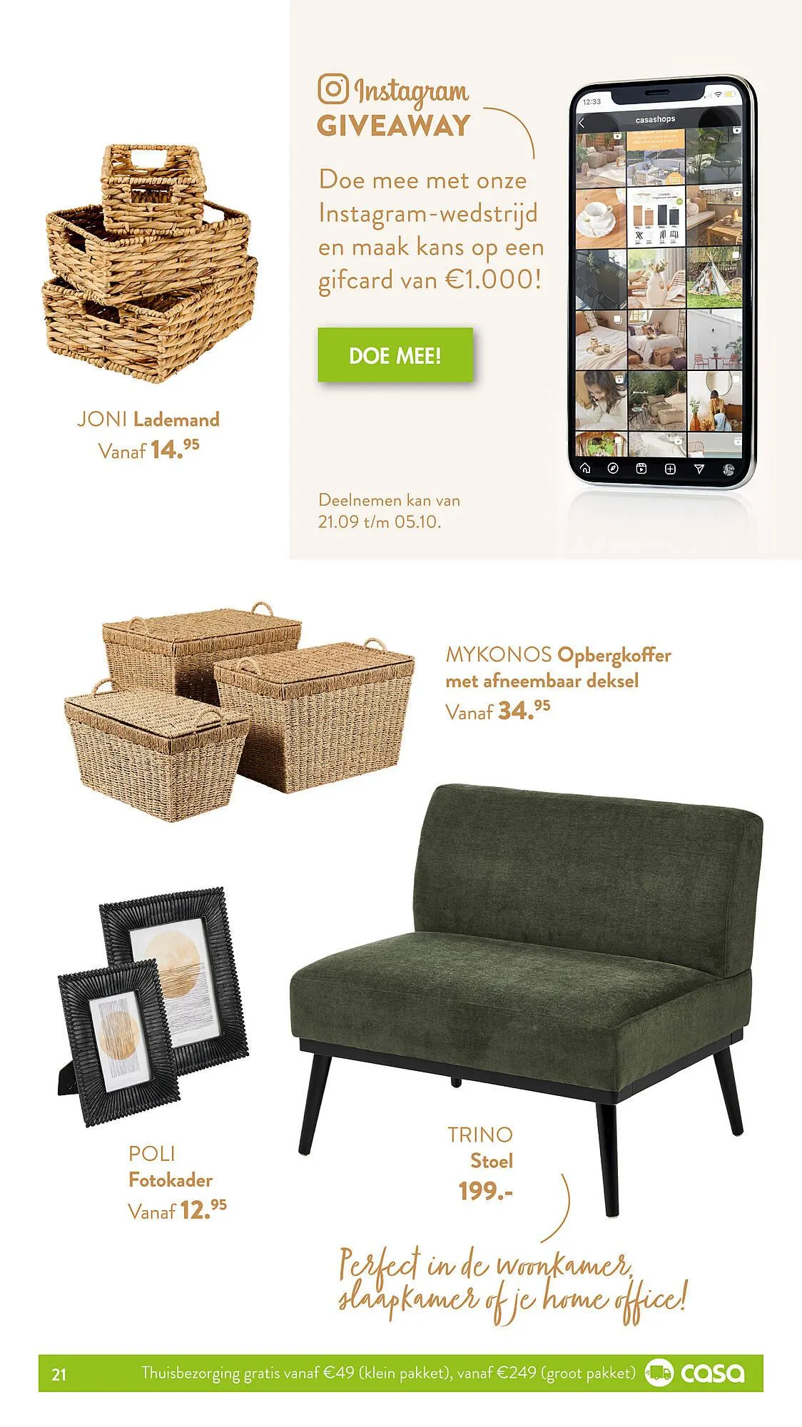 Casa Autumn-Winter folder van 7 september tot 17 januari 2024 - Folder pagina 21