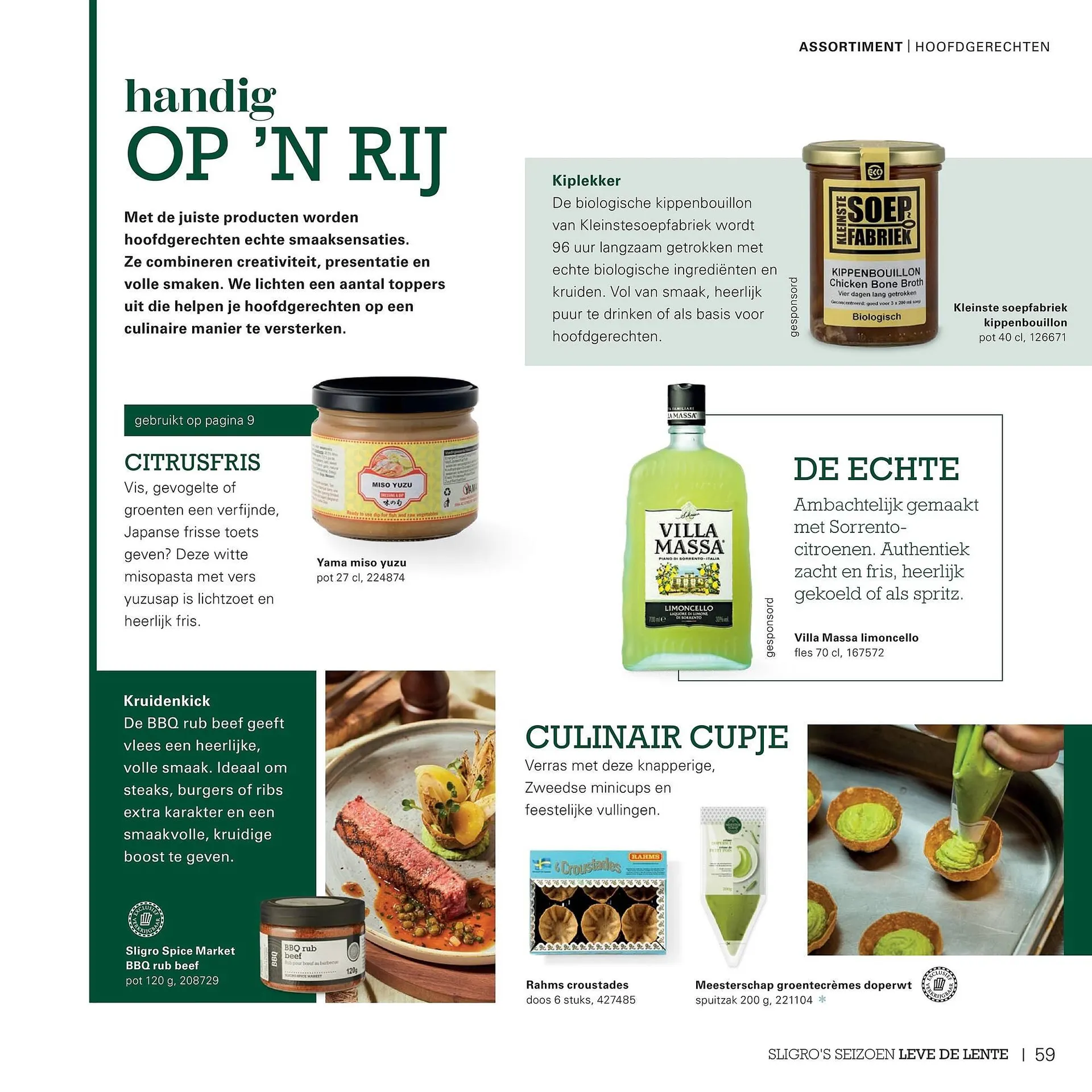 Sligro folder van 1 maart tot 31 mei 2026 - Folder pagina 59