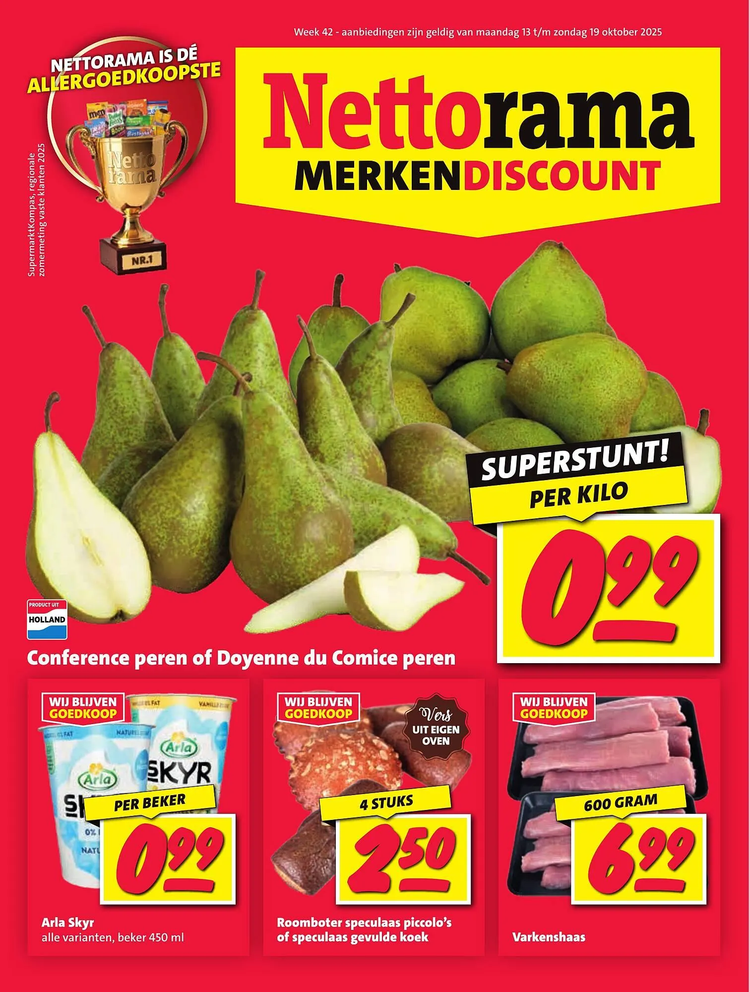 Nettorama folder van 13 oktober tot 19 oktober 2025 - Folder pagina 1