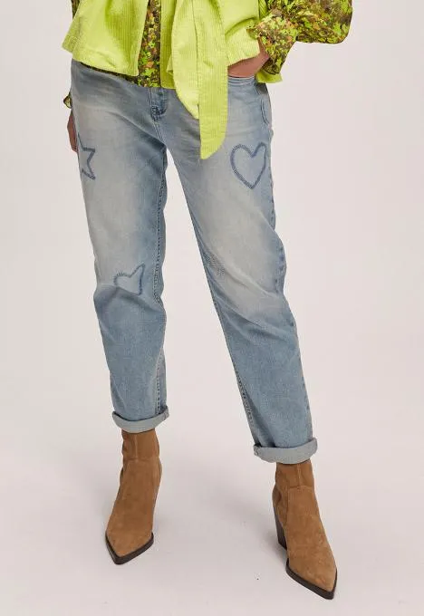 Scottie High Straight Jeans