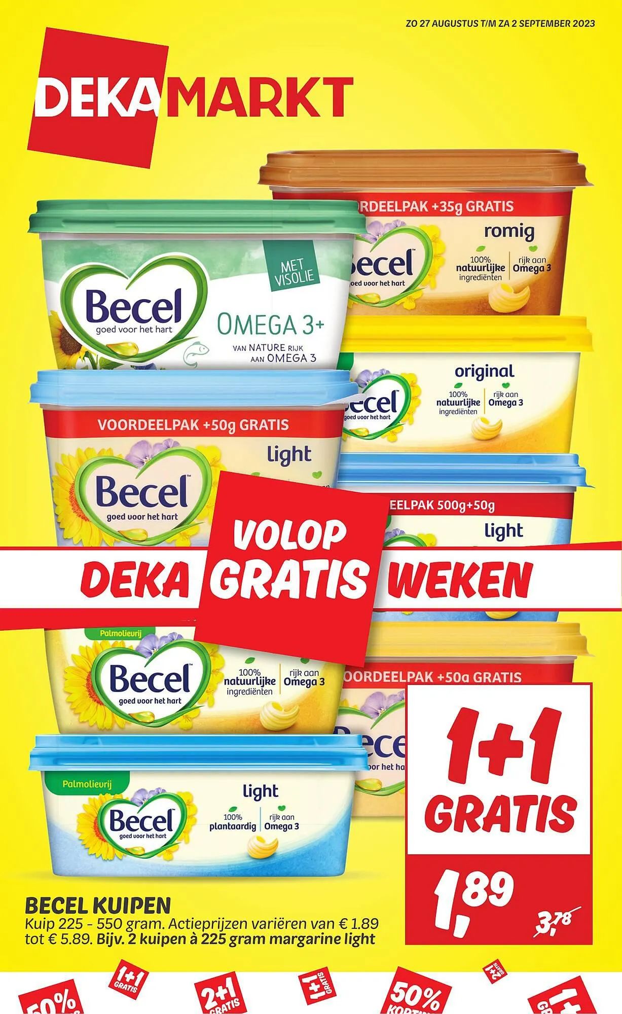 Dekamarkt folder week 35 van 27 augustus tot 2 september 2023 - Folder pagina 1