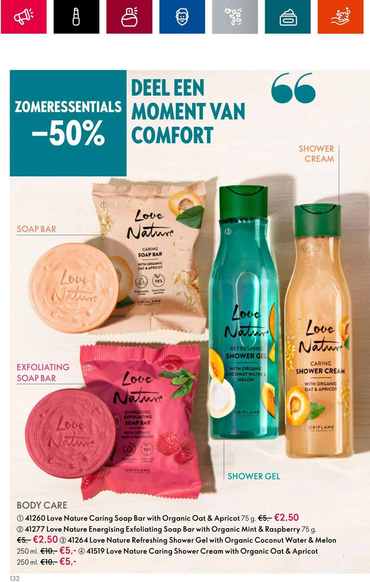 Oriflame Actuele folder van 28 juni tot 18 juli 2023 - Folder pagina 132