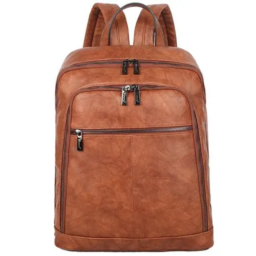 Laptoprugzak / Rugtas Dames 15 Inch Marina Cognac