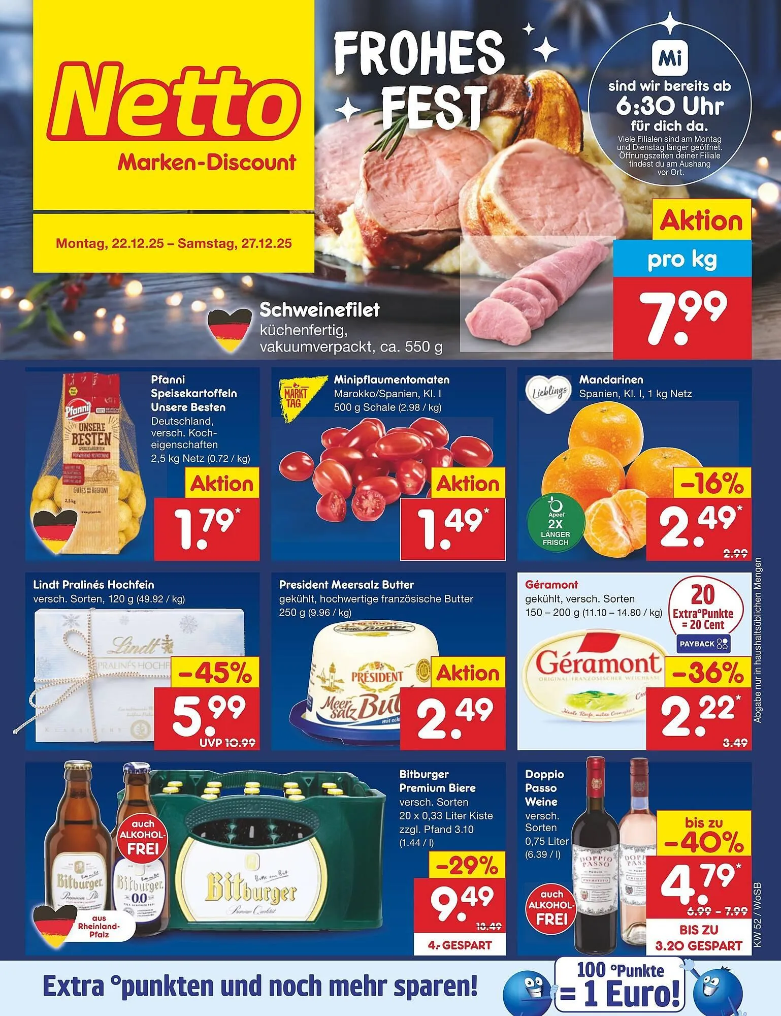 Netto Marken-Discount DE folder van 22 december tot 27 december 2025 - Folder pagina 1