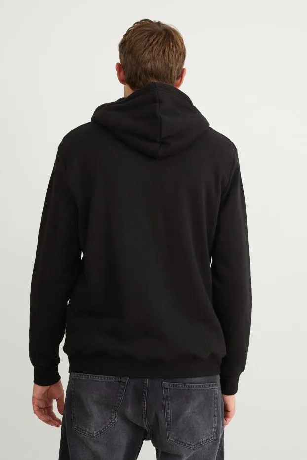 Zip-through hoodie