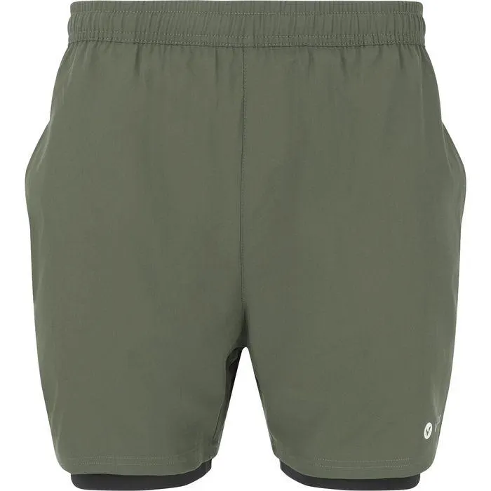 Zayne 2-in-1 short heren agave green