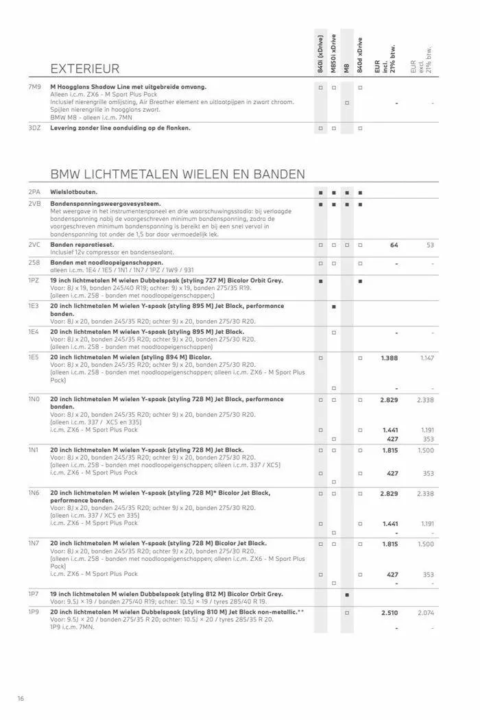 8-serie Coupé & Cabrio van 12 november tot 12 november 2024 - Folder pagina 16