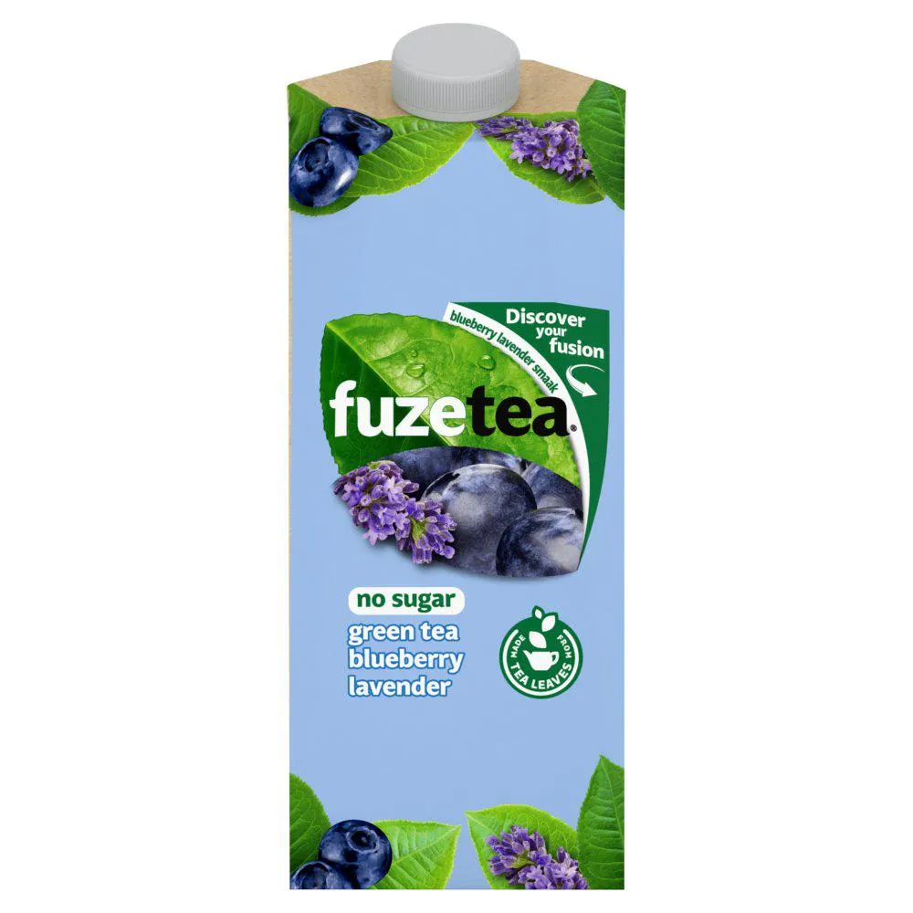 FuzeTea No Sugar Green Tea Blueberry Lavender 1,5 L