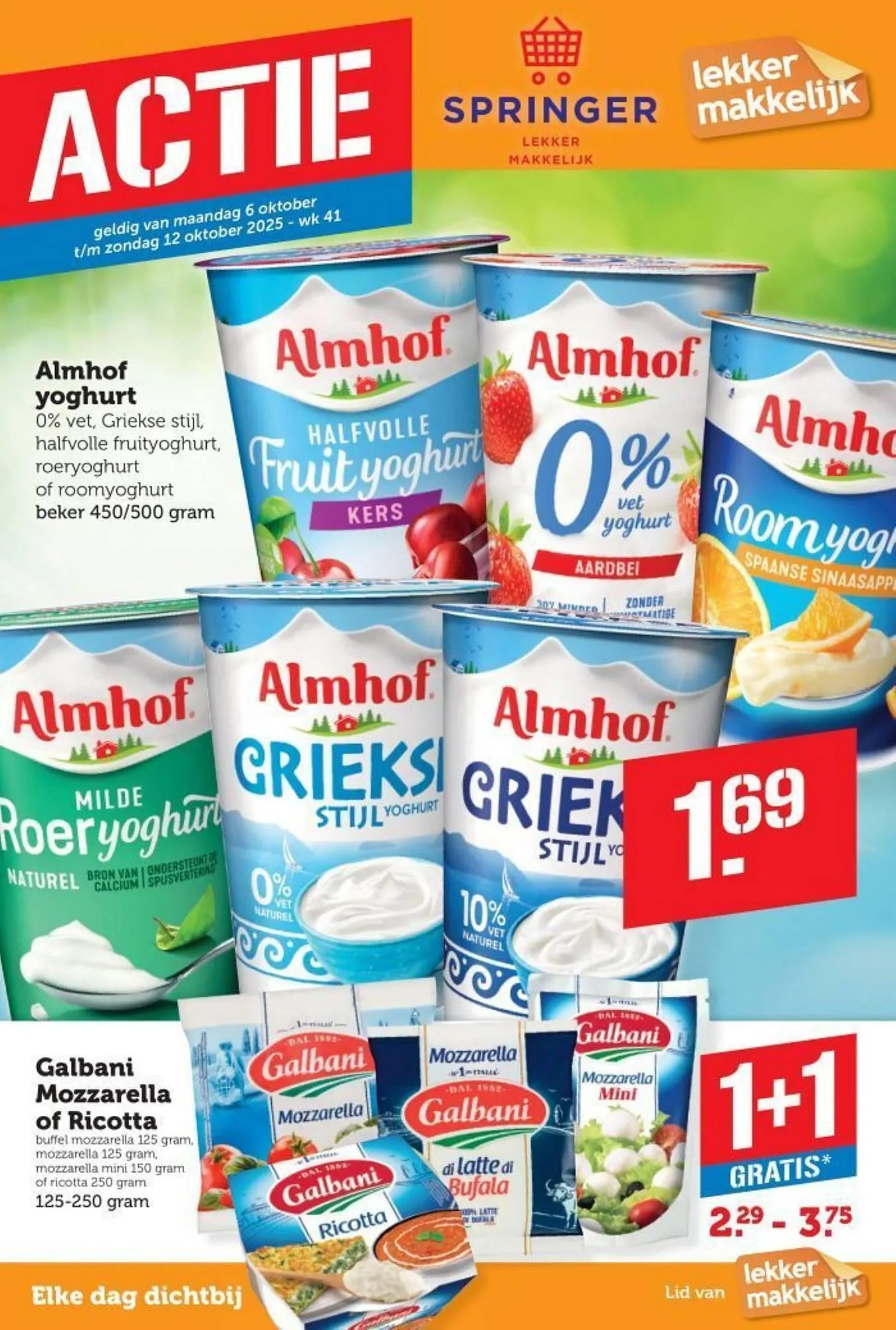 Lekker Makkelijk folder van 29 september tot 5 oktober 2025 - Folder pagina 1