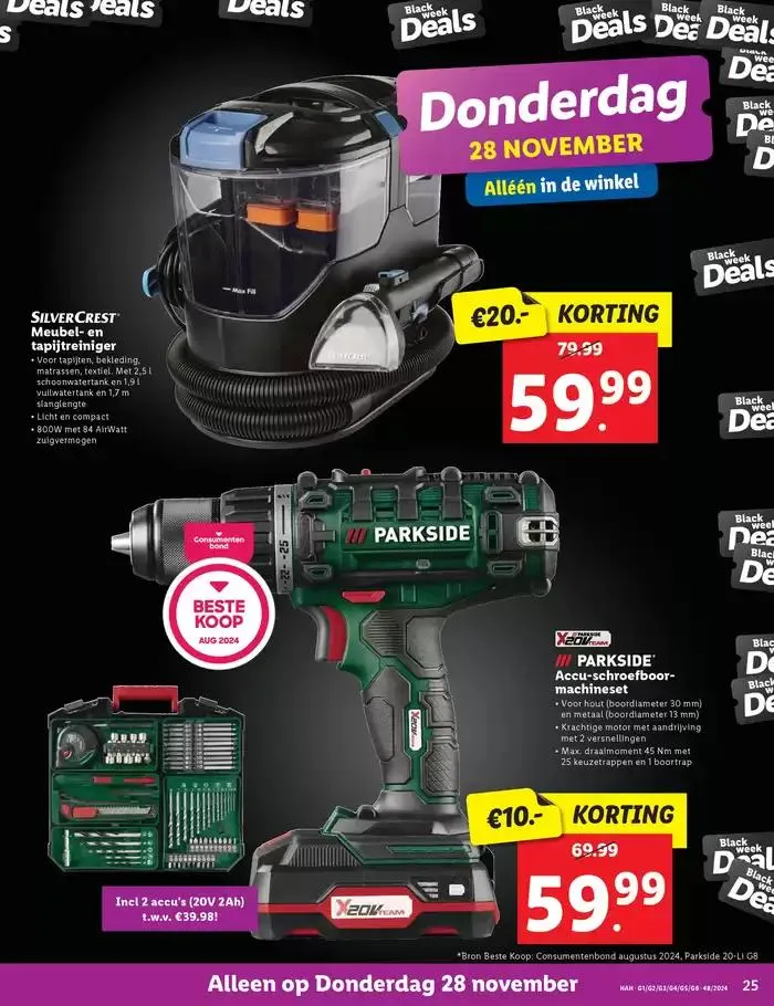 Onze beste deals voor u van 21 november tot 4 december 2024 - Folder pagina 25