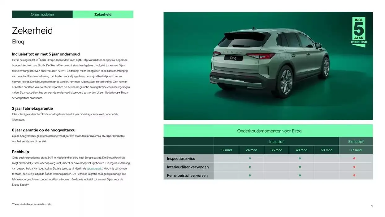 Škoda Elektrisch rijden brochure van 26 oktober tot 26 oktober 2025 - Folder pagina 5