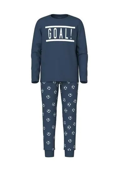 Name It Pyjama NKMNIGHTSET DARK DENIM FOOTBALL NOOS (set, 2-delig)