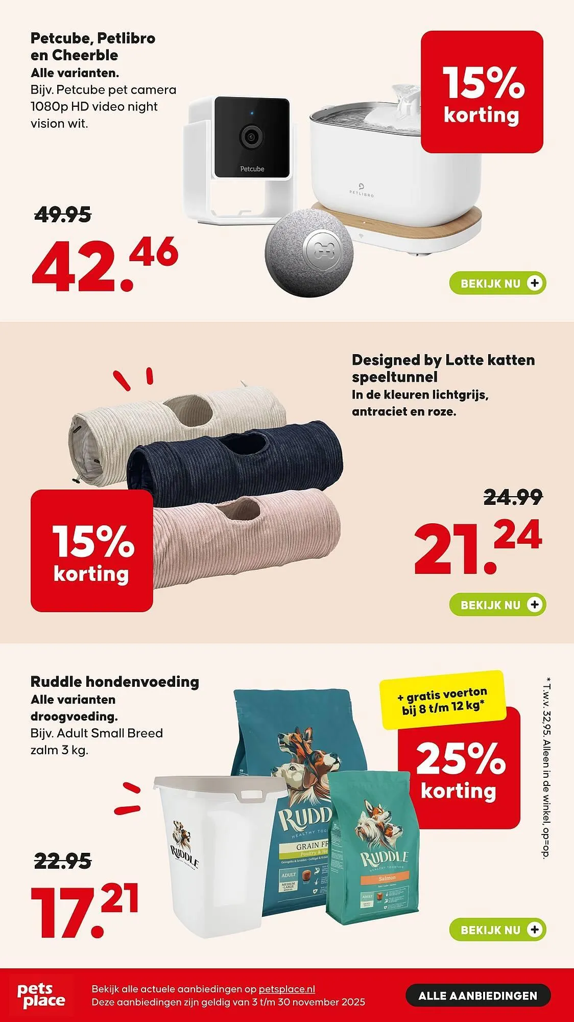 Pets Place folder van 16 november tot 30 november 2025 - Folder pagina 3