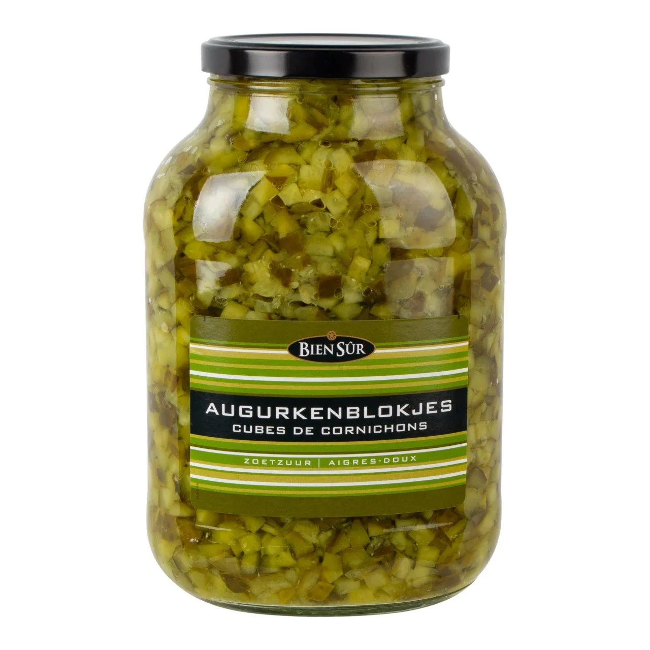 Augurkenblokjes zoetzuur