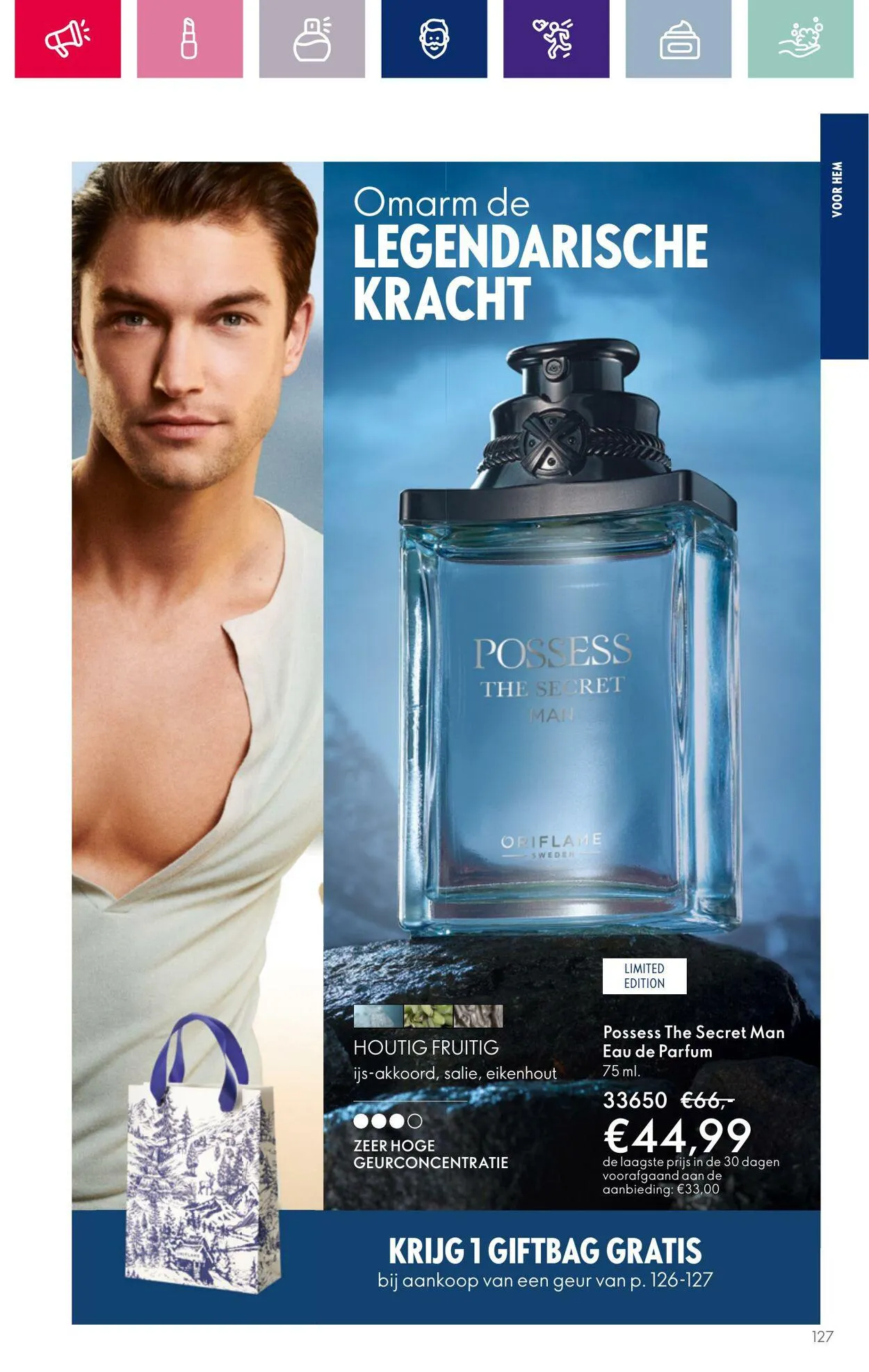 Oriflame Actuele folder van 29 november tot 19 december 2023 - Folder pagina 127