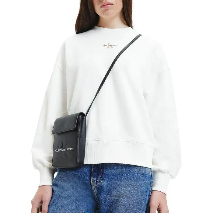 Calvin Klein Micro Monologo Crew Sweater Dames