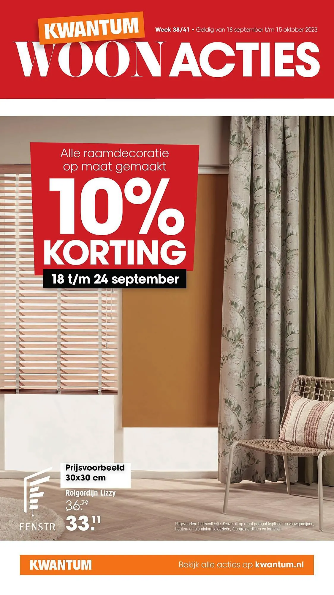 Kwantum folder van 18 september tot 24 september 2023 - Folder pagina 1