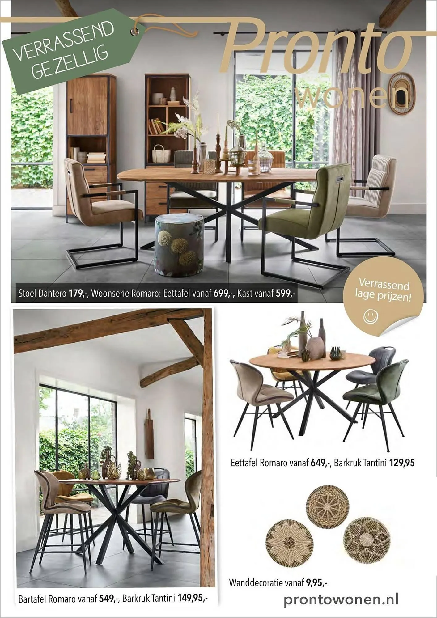 Pronto wonen folder van 11 mei tot 17 mei 2025 - Folder pagina 1