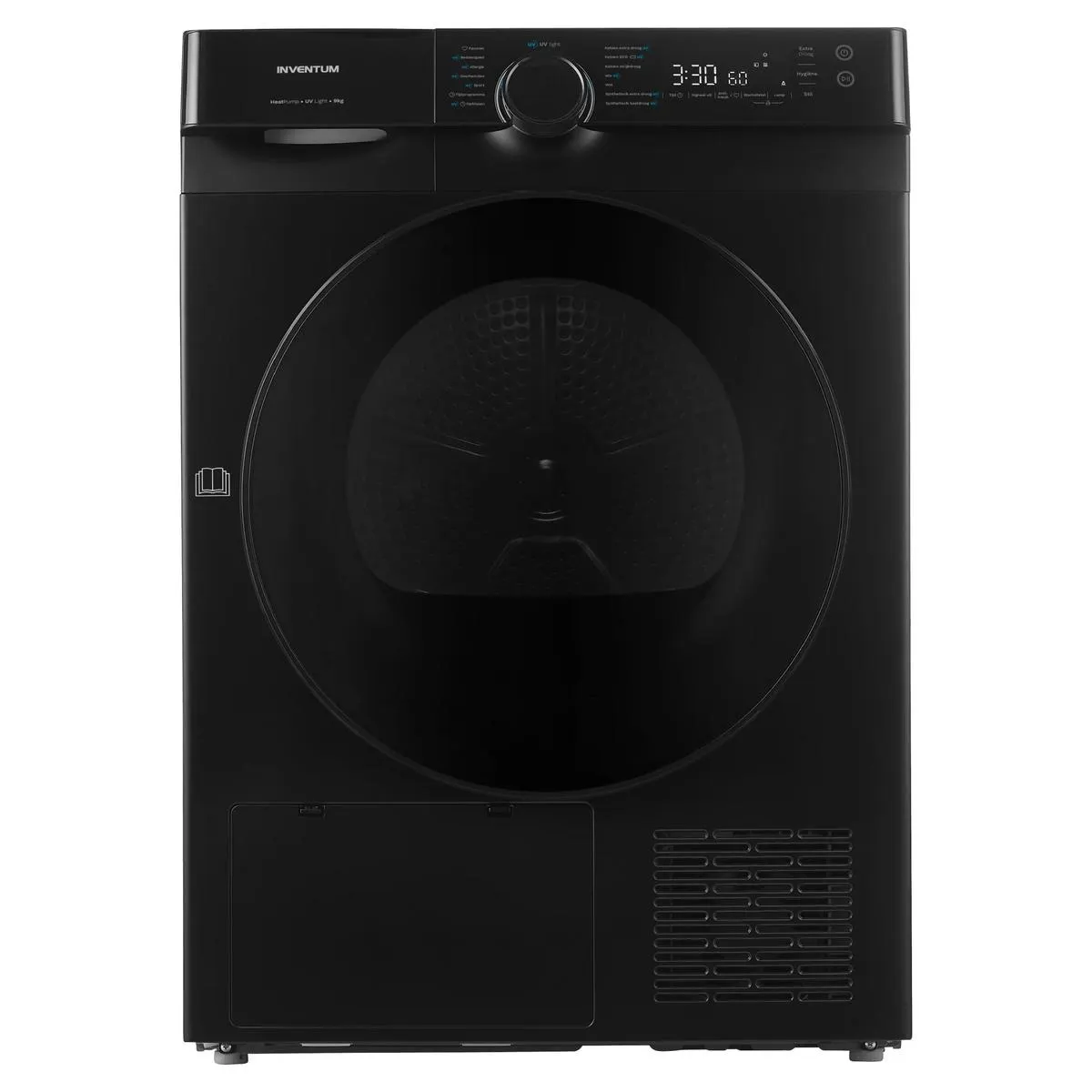 Inventum VDW9030B zwart warmtepompdroger