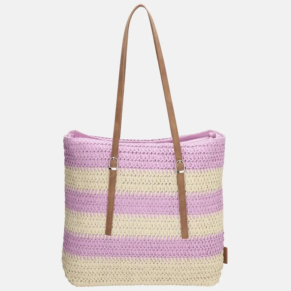 PE Florence shopper riet lila
