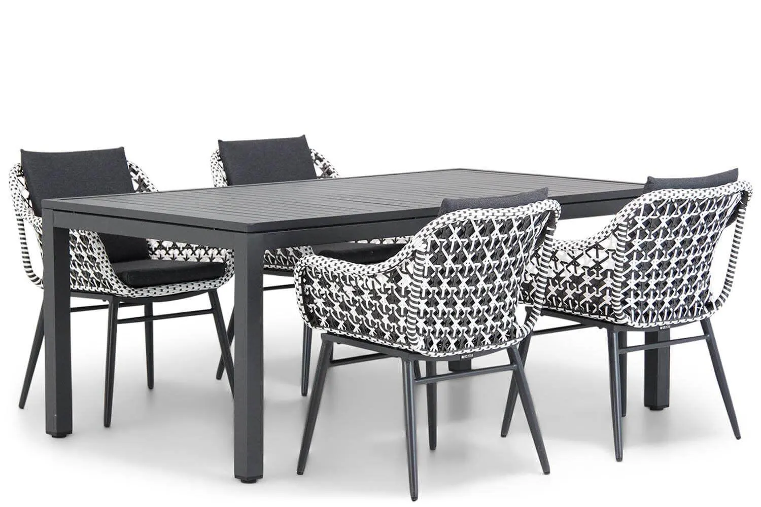 Lifestyle Dolphin/Concept 180 cm dining tuinset 5-delig