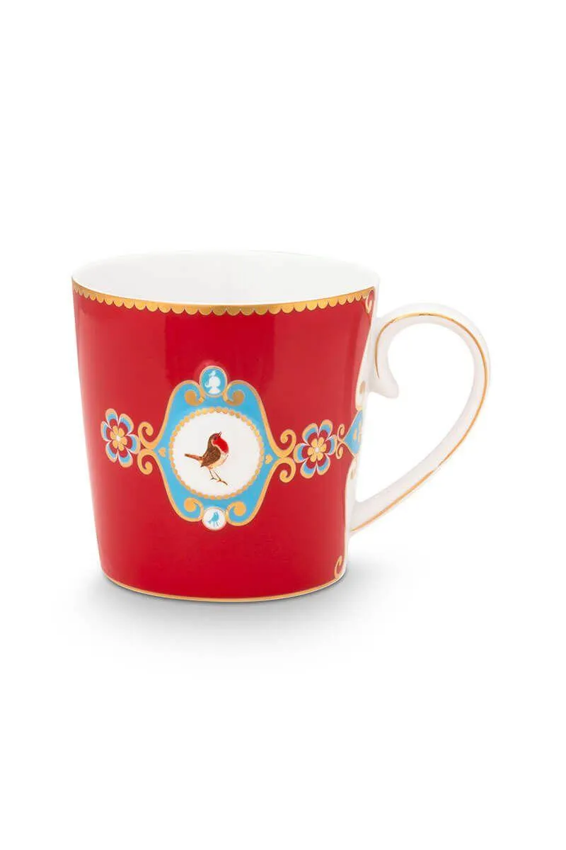 Love Birds Mok Groot Rood