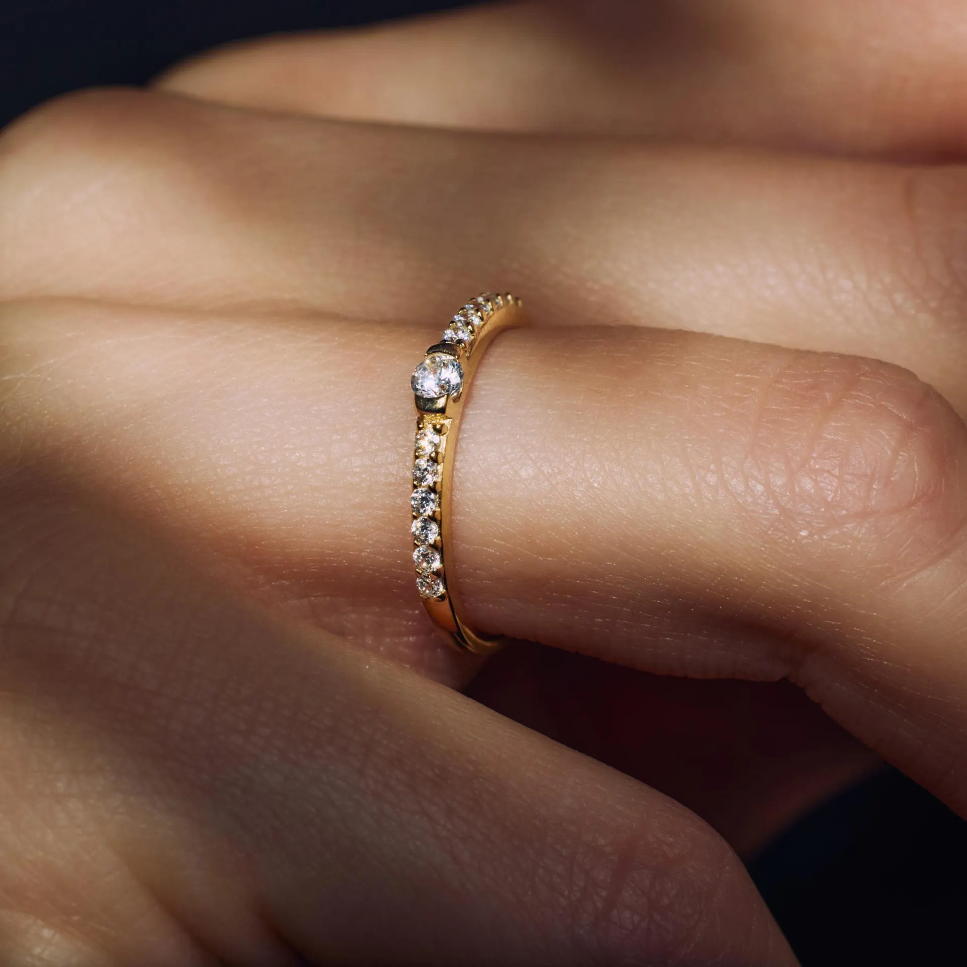 Santa Maria della Base 925 sterling zilveren gold plated ring PDM33026