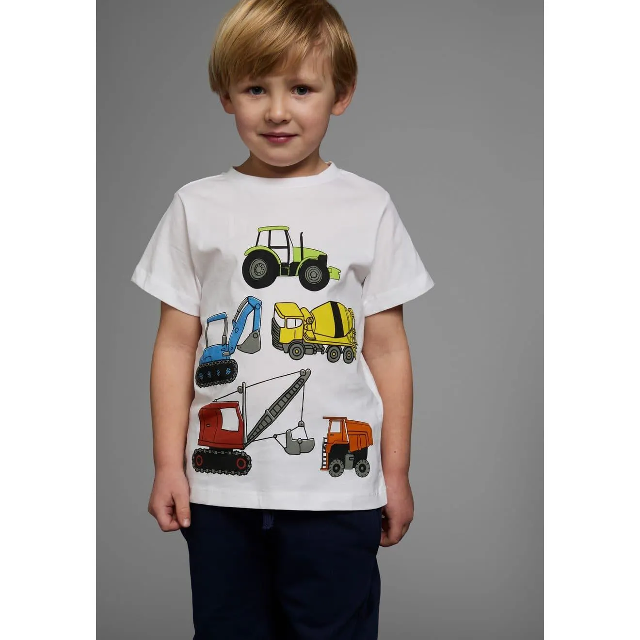 KIDSWORLD T-shirt Met alle BAGGER & CO. Print Korte mouwen, bedrukt, ronde hals, van katoen