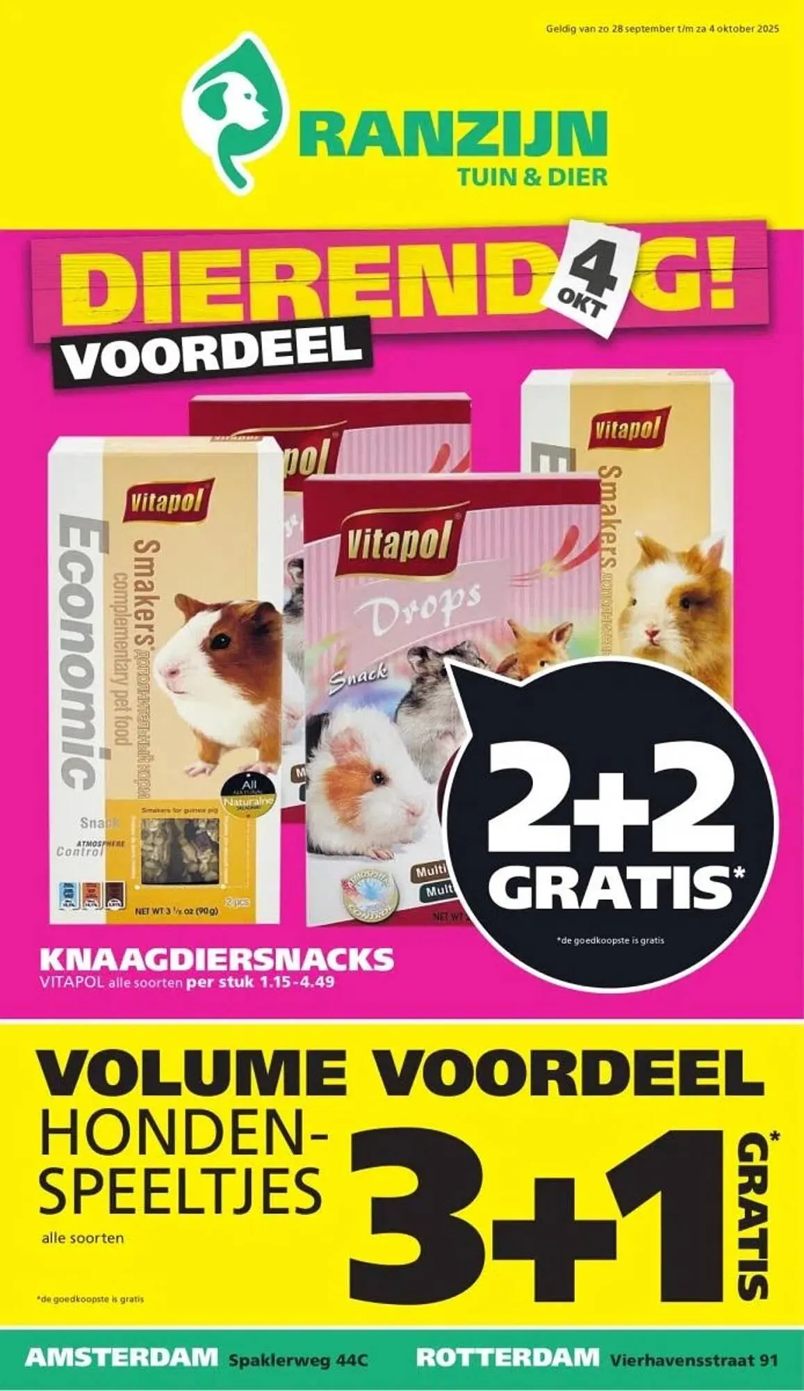 Ranzijn folder van 28 september tot 4 oktober 2025 - Folder pagina 1