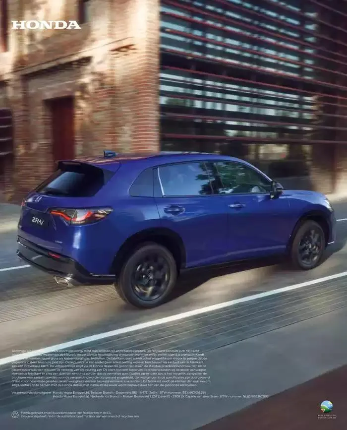 ZR-V Accessories van 19 november tot 30 juni 2025 - Folder pagina 48