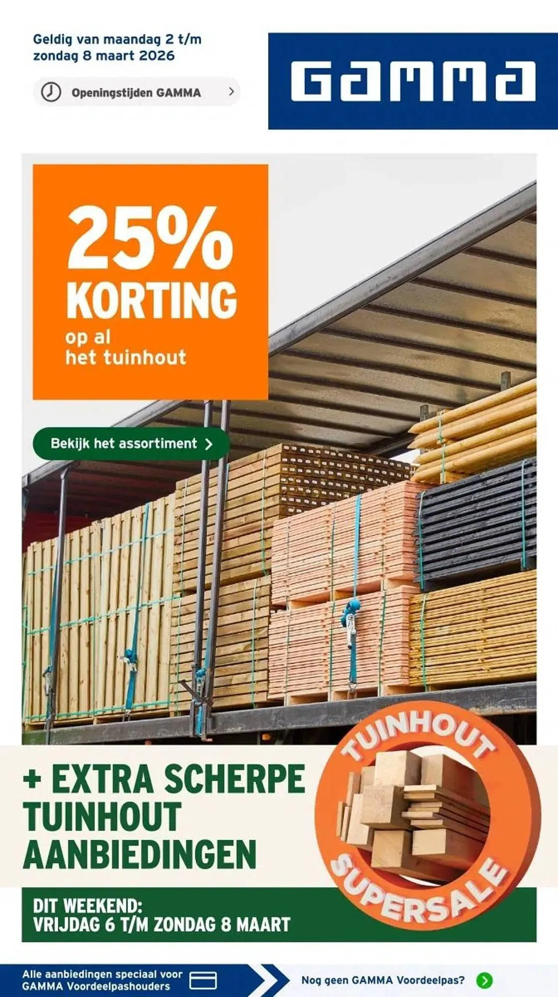 GAMMA folder van 2 maart tot 8 maart 2026 - Folder pagina 1