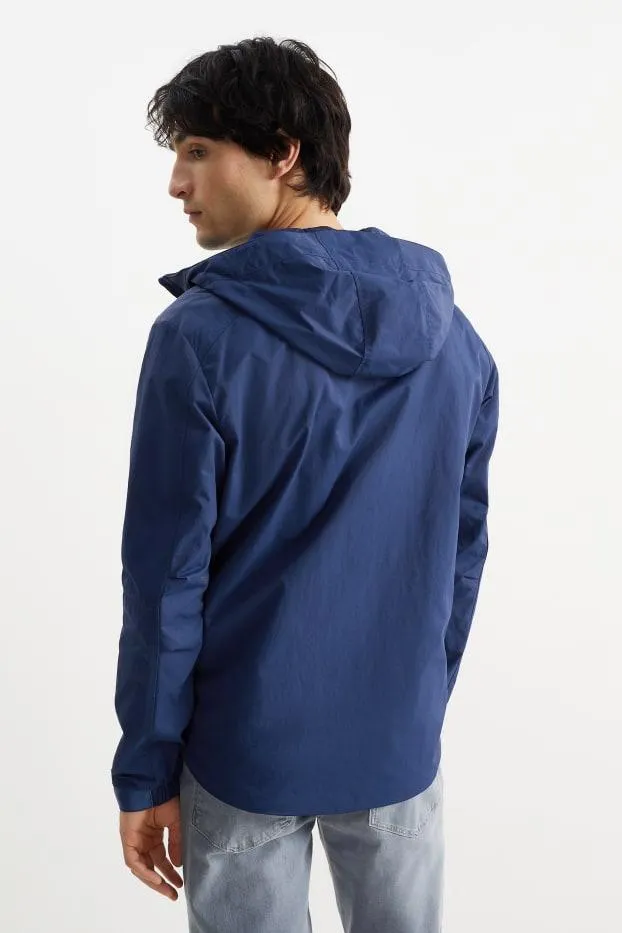 Jacket with hood - water-repellent