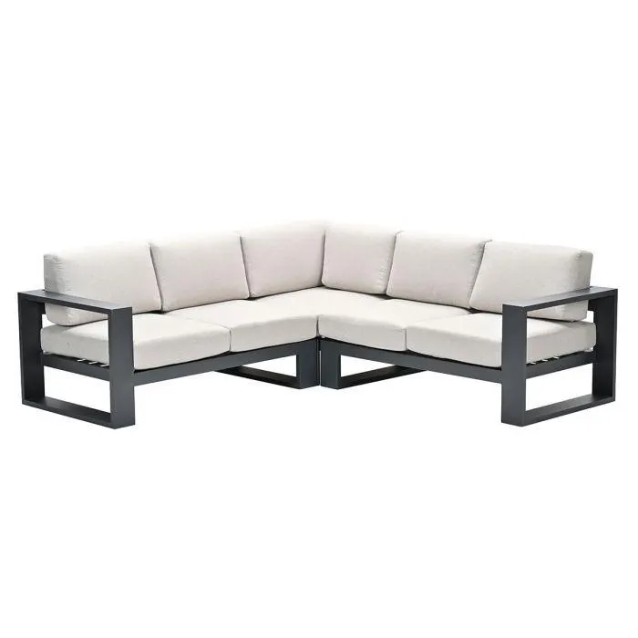 Plaza lounge hoekbank 3-delig - desert sand