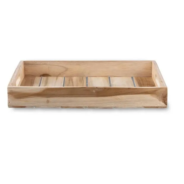 Blokker dienblad - teak 39x29