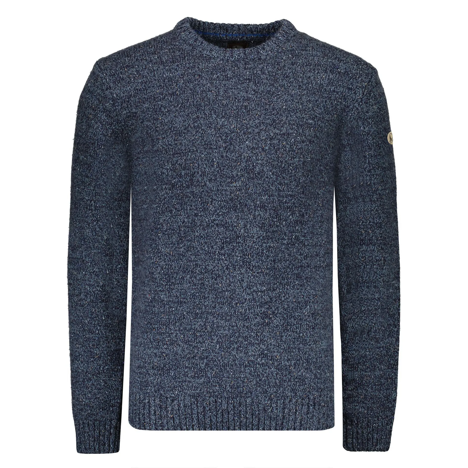 Gilbert Lamswollen Trui Blauw