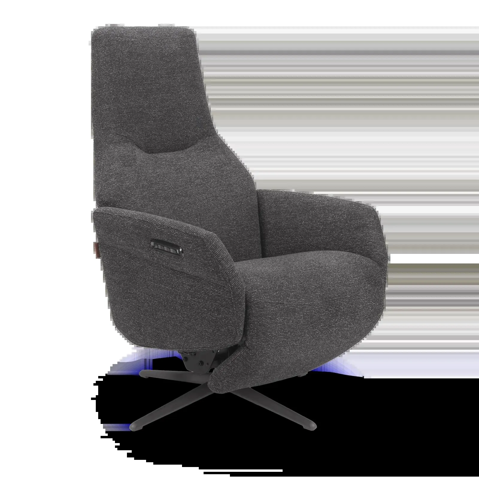 Relaxfauteuil (elektrisch/zwart) Opera - Sneak Antracite