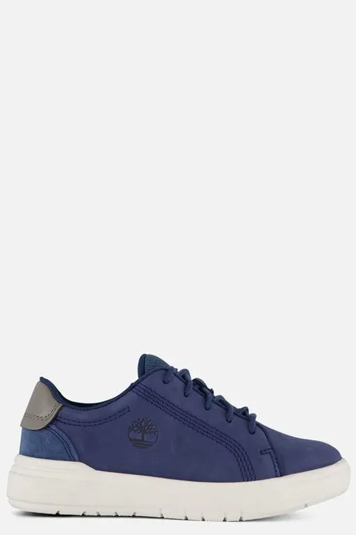 Seneca Bay Low Sneakers blauw Leer