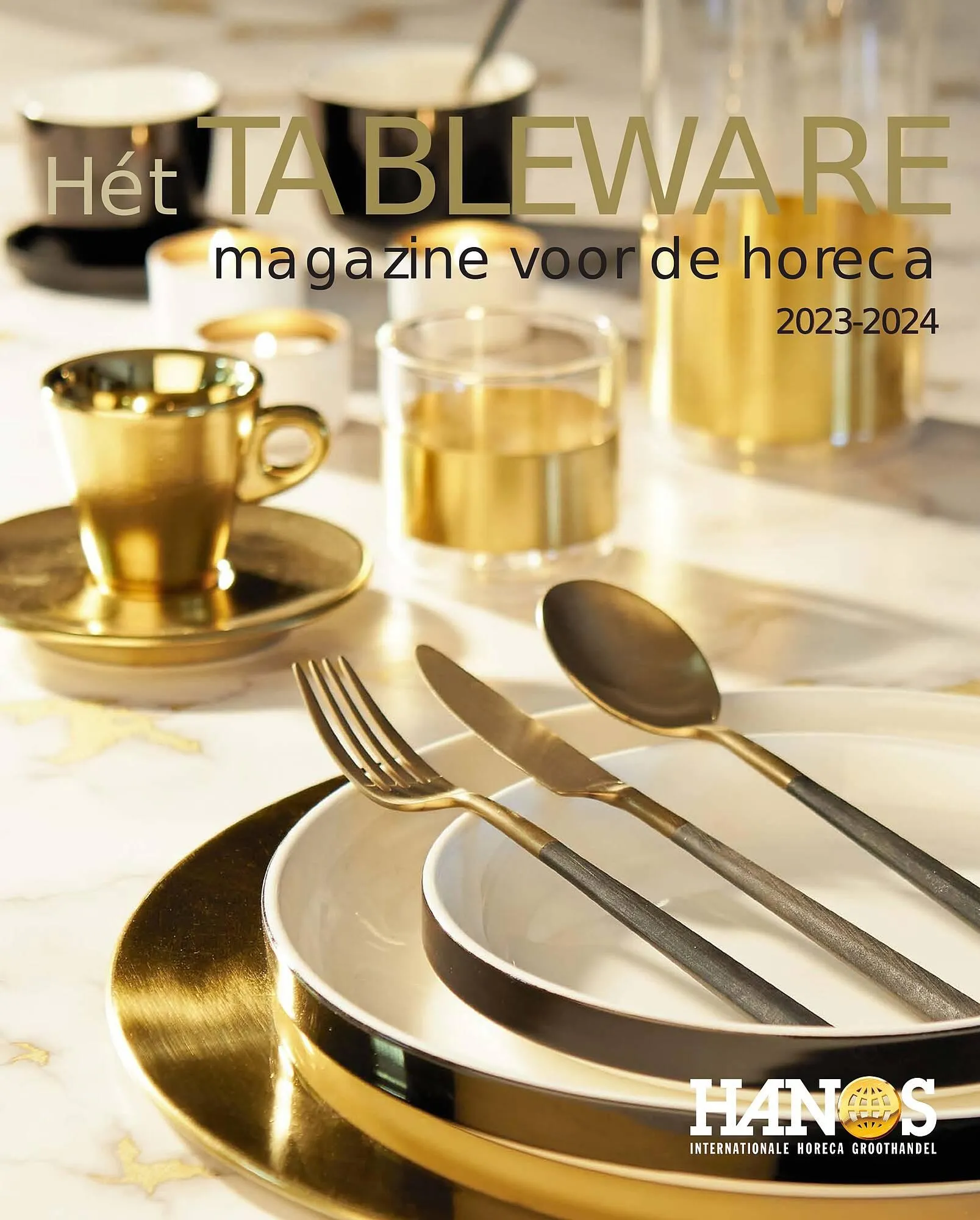 HANOS Tableware Magazine 2023-2024 van 1 januari tot 30 april 2024 - Folder pagina 1