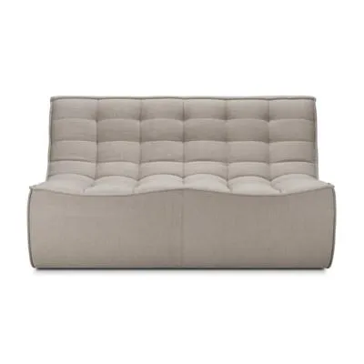 Sofa N701 2 seat - eco stof ecru