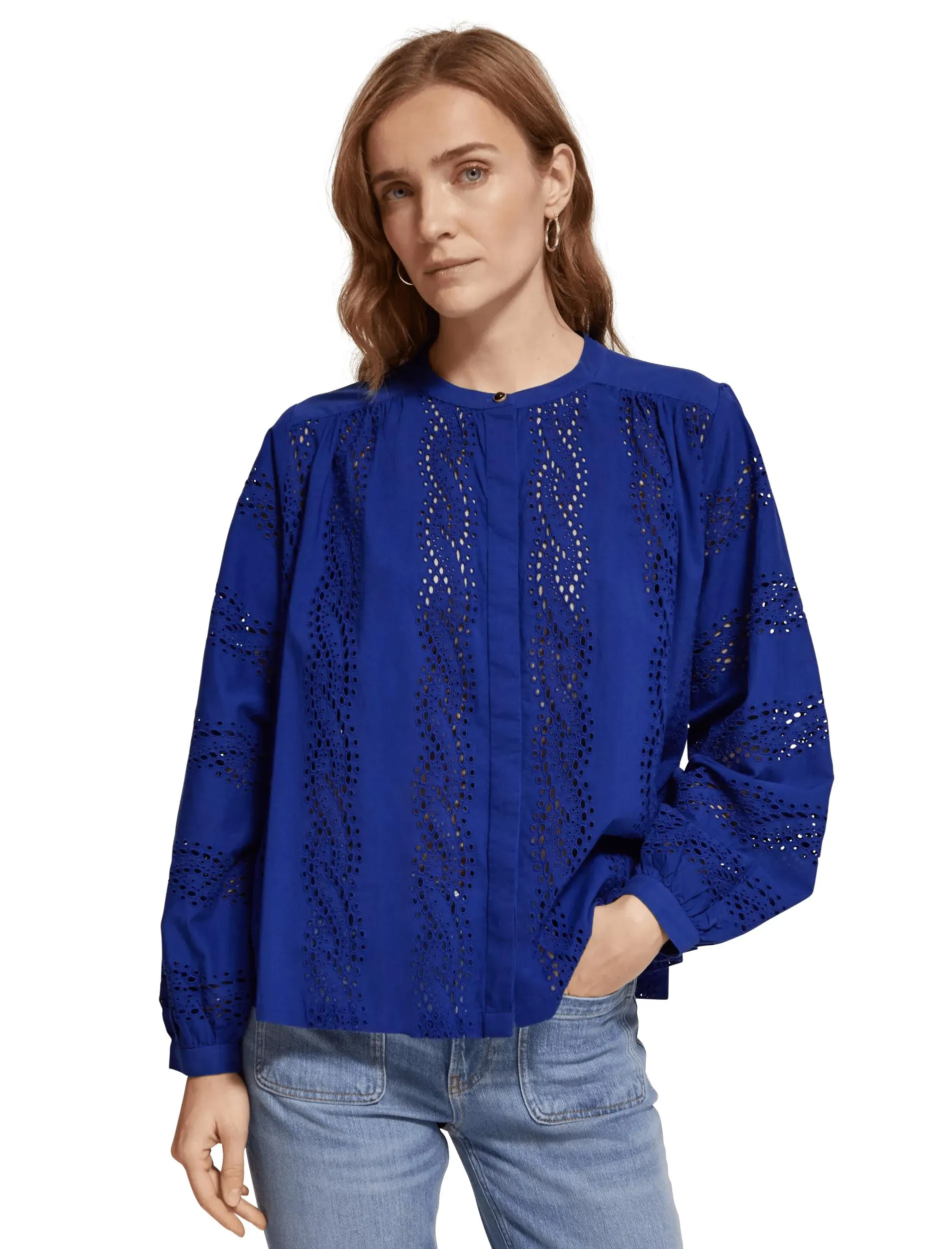 Broderie anglaise blouse